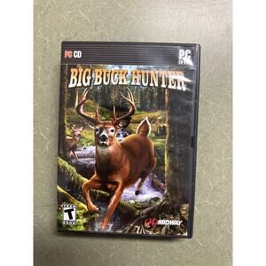 Big Buck Hunter PC CD-ROM – Complete Case & Manual – Midway Arcade Hunting Game